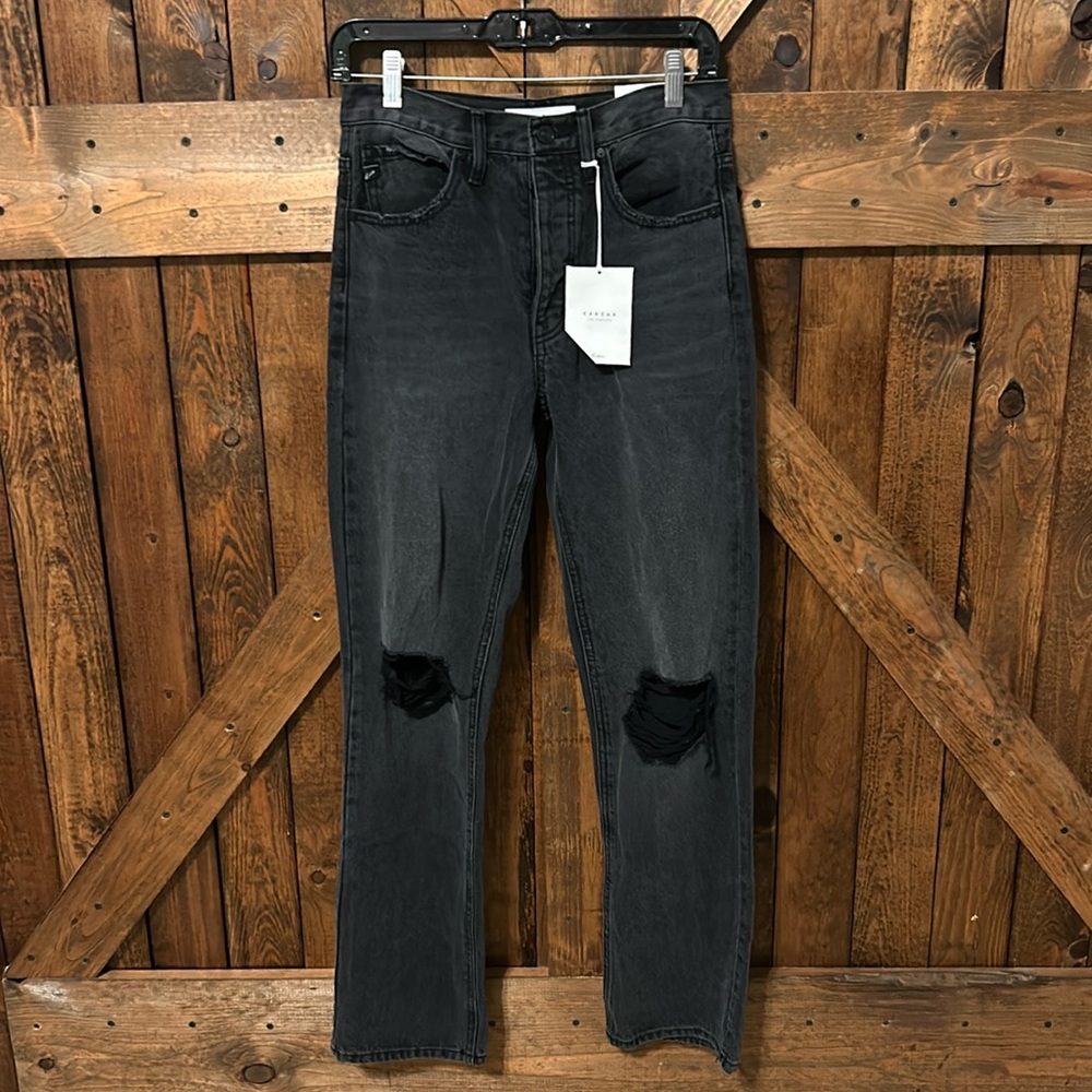 Black KanCan Straight Leg Jean